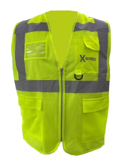 XSpeed Reflektörlü Cepli Lüx İkaz Yelek