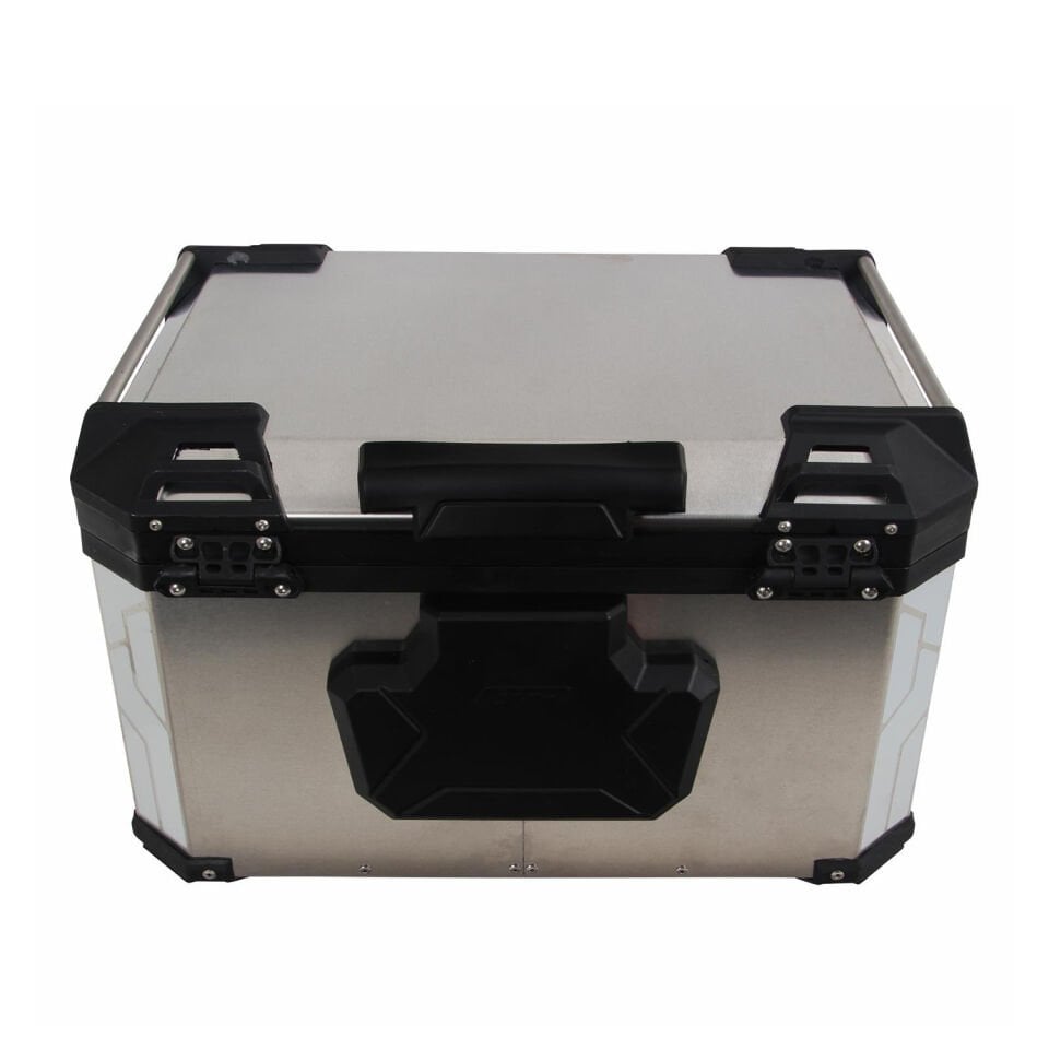 GP Kompozit Üniversal 45 lt. Alüminyum Motosiklet Çantası Gri