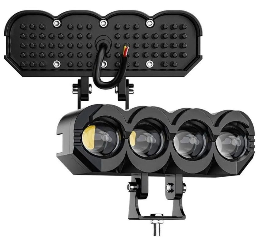 Motosiklet Turbo Led Sis Lamba M40 (Çift Renk)