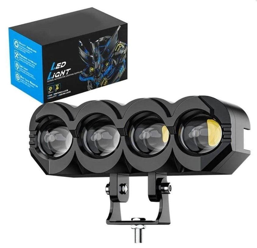 Motosiklet Turbo Led Sis Lamba M40 (Çift Renk)
