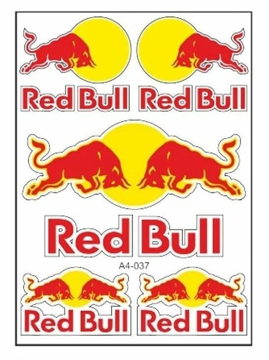 Redbull Sticker Seti A4