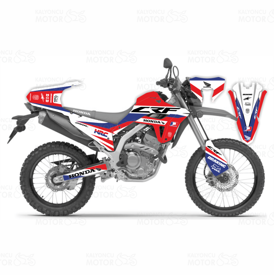 Honda CRF 250 L v2 2021-2024 HRC Design Sticker-Set