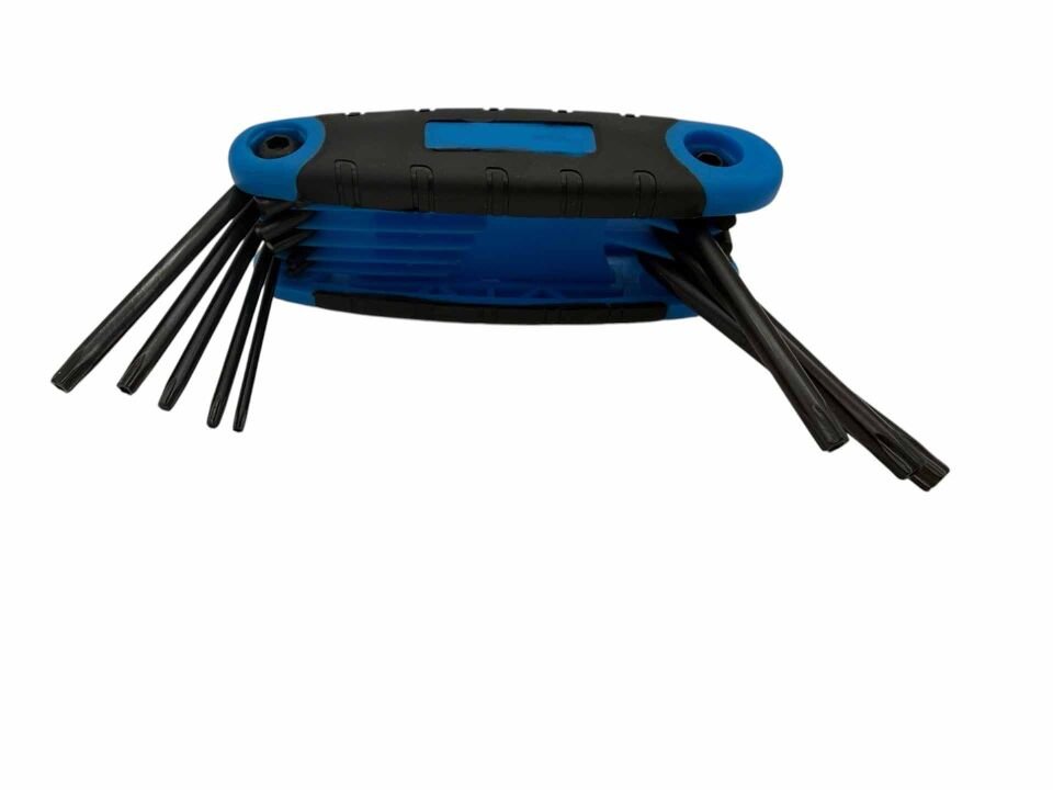 Katlanabilir Torx Allen Anahtar Seti Çoklu Yıldız Anahtar Takımı