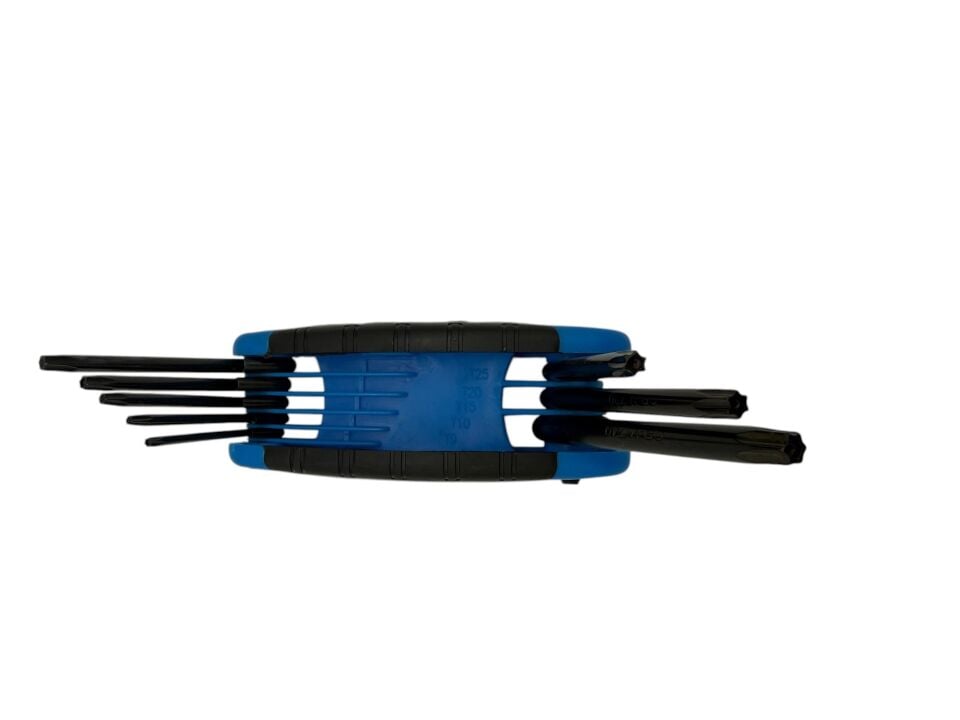 Katlanabilir Torx Allen Anahtar Seti Çoklu Yıldız Anahtar Takımı