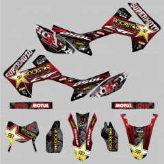 Honda CRF 250 L Rockstar Desing Sticker Set No:35