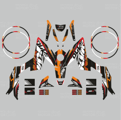 KTM Duke 200 Sport Line Sticker Seti