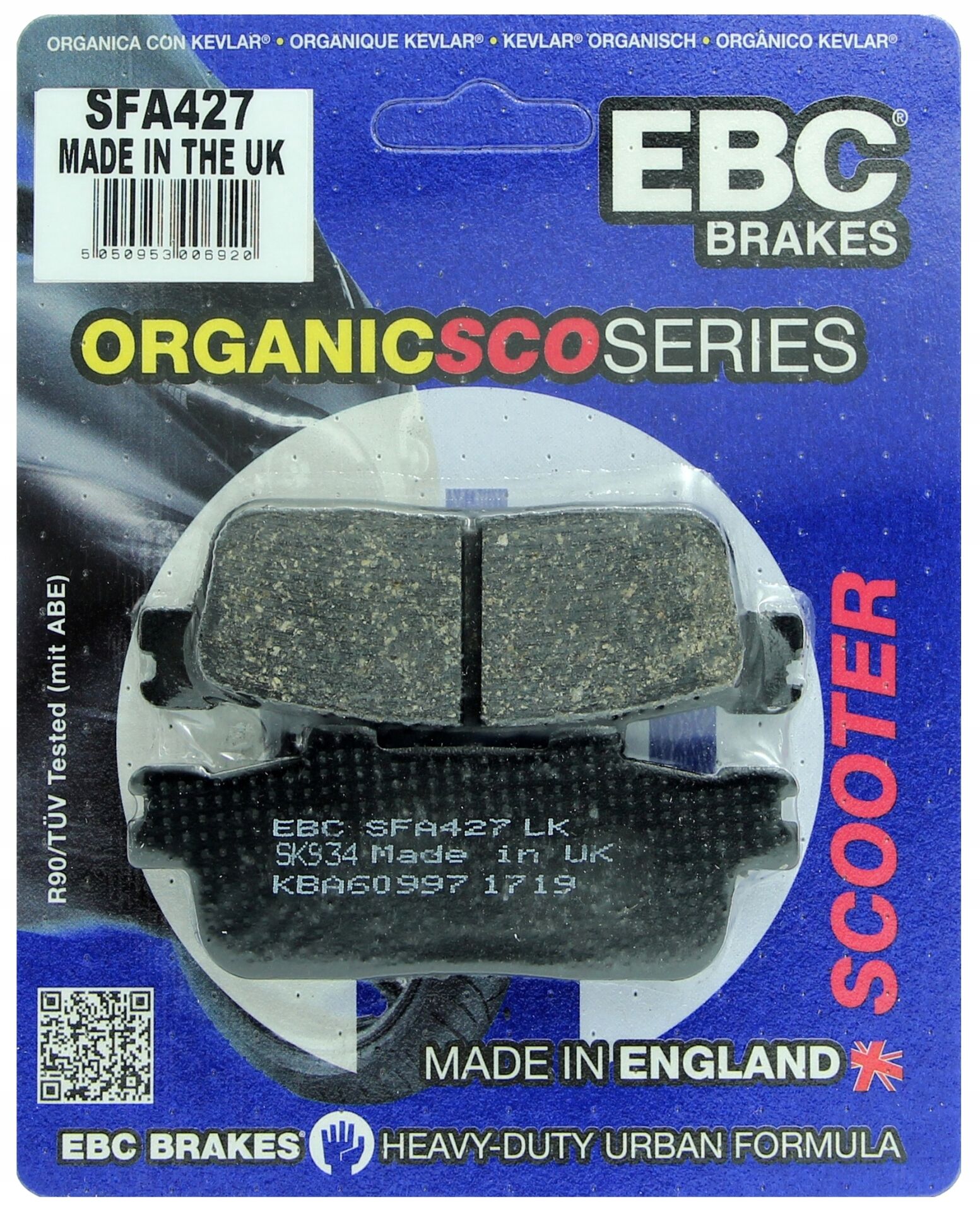 SYM HD 2 200 EVO Organik Arka Fren Balatası EBC