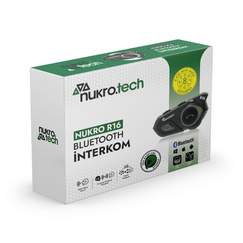 Nukrotech Nukro R16 Bluetooth İnterkom