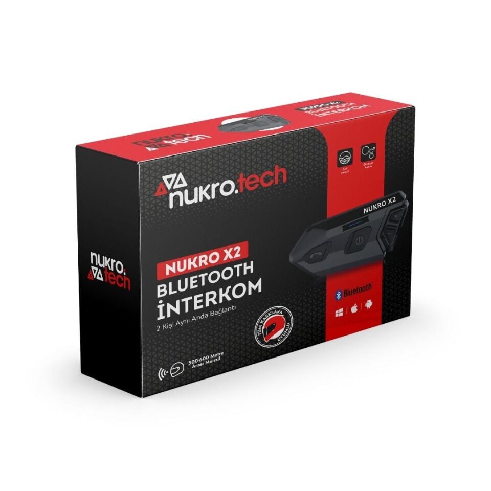 Nukrotech Nukro X2 Bluetooth Interkom