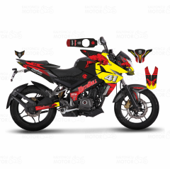 Bajaj Pulsar 200 NS Motobul 41 Design Sticker Set