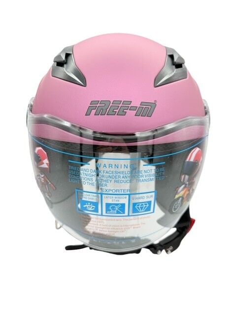 FreeM FR 205 Mat Pembe Çocuk Kaskı